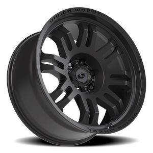 Vision Wheel 409 Satin Black 20x9.5 -18 6x139.7mm 110mm - Wheelwiz