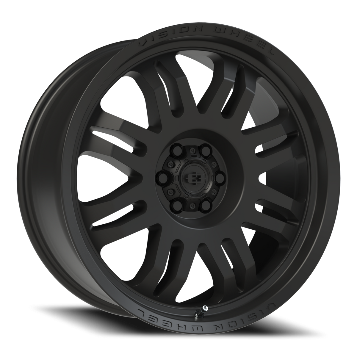 Vision Wheel 409 Satin Black 20x9 +12 6x120mm 67.1mm - Wheelwiz