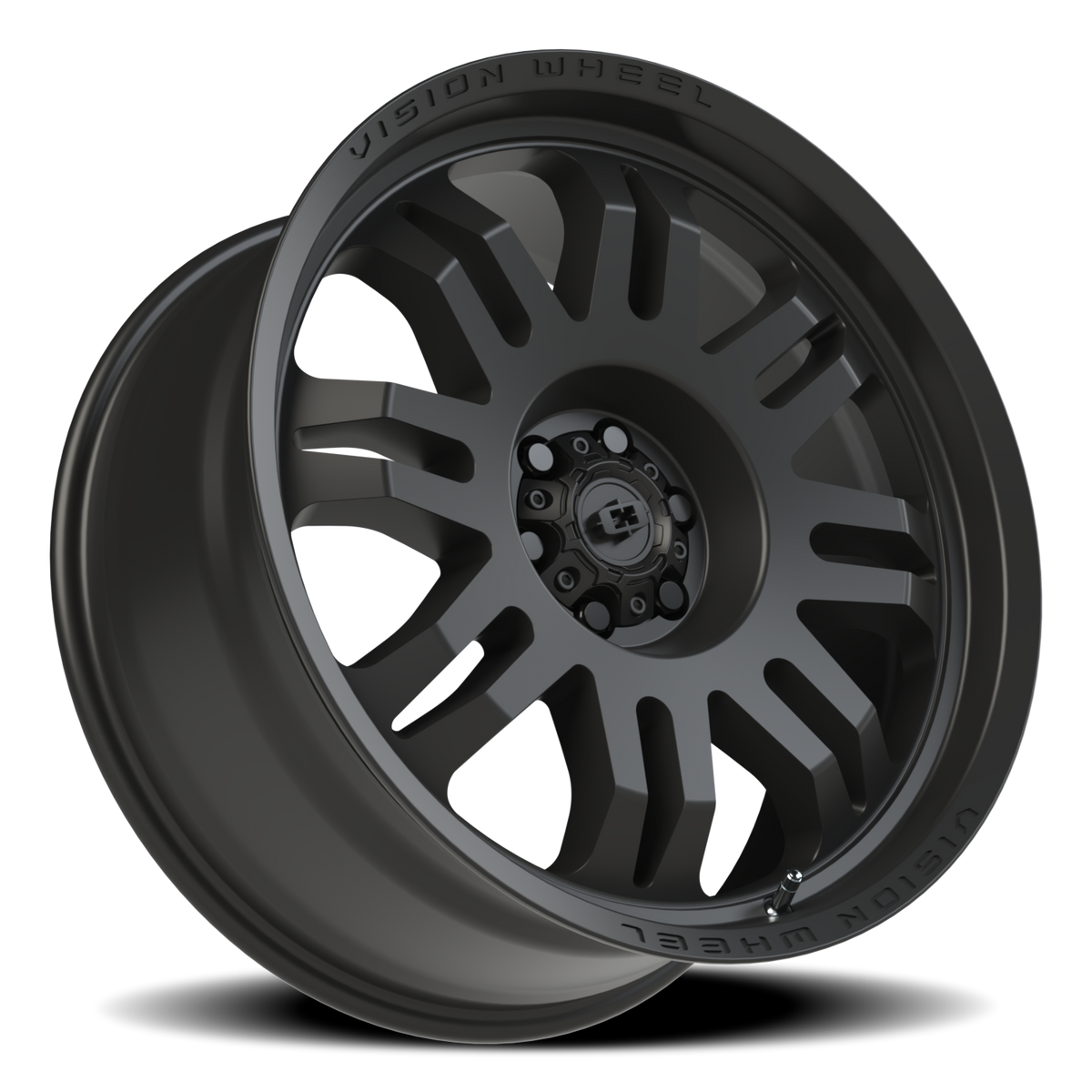 Vision Wheel 409 Satin Black 20x9 +12 6x120mm 67.1mm - Wheelwiz