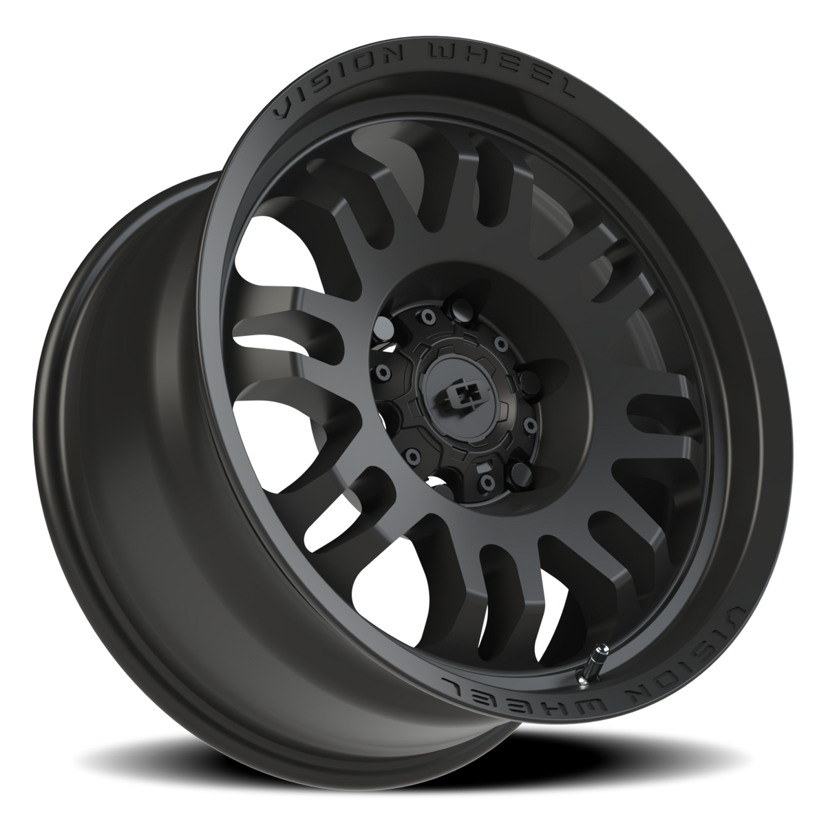 Vision Wheel 409 Satin Black 17x8.5 0 6x139.7mm 110mm - Wheelwiz