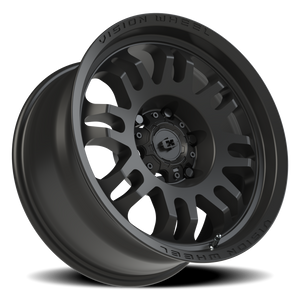 Vision Wheel 409 Satin Black 17x8.5 0 6x139.7mm 110mm - Wheelwiz