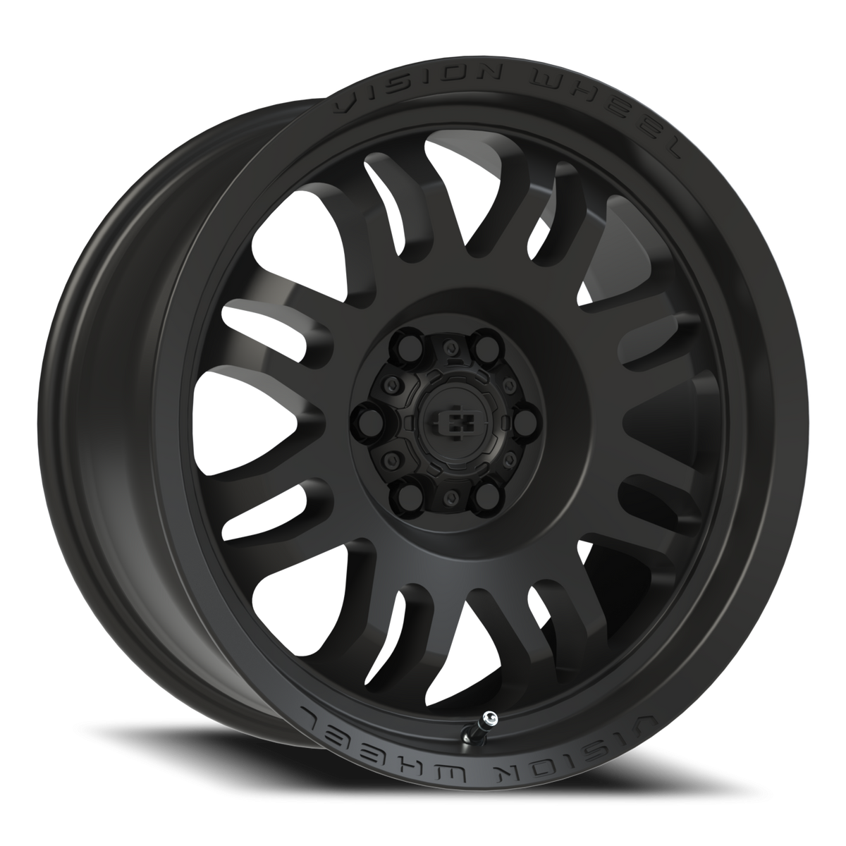 Vision Wheel 409 Satin Black 17x8.5 0 6x114.3mm 71.5mm - Wheelwiz