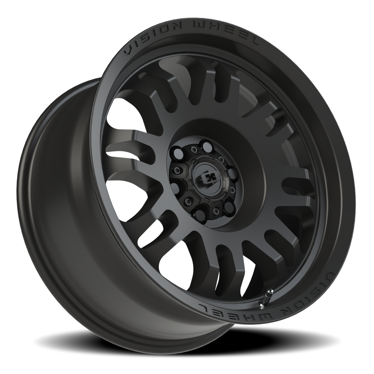 Vision Wheel 409 Satin Black 17x8.5 0 6x114.3mm 71.5mm - Wheelwiz