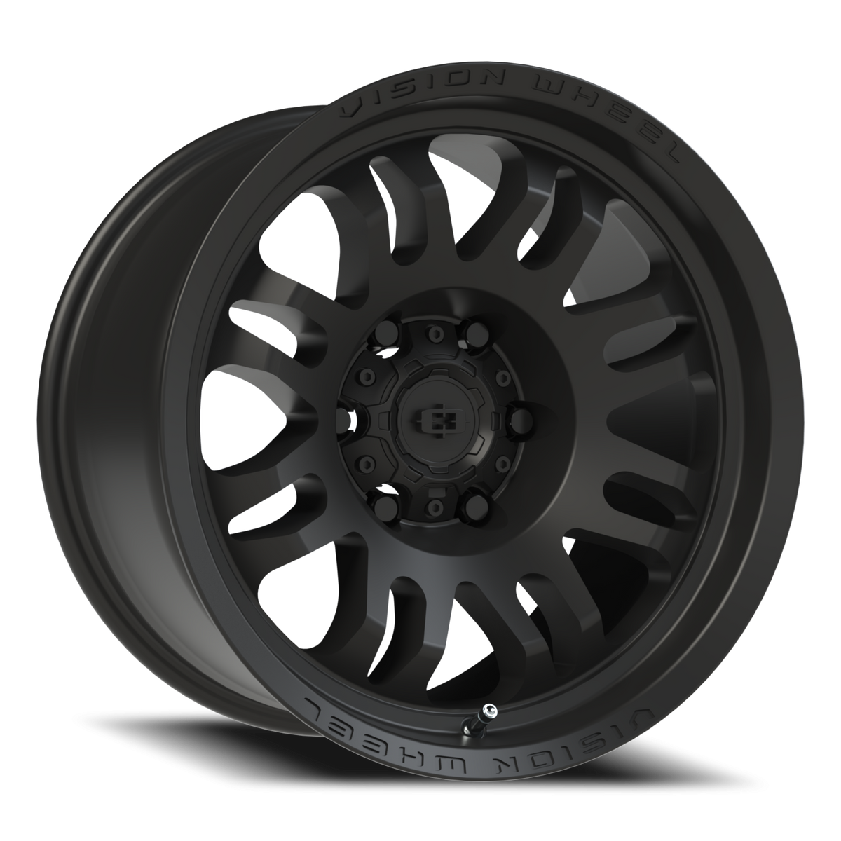 Vision Wheel 409 Satin Black 17x9.5 -18 6x139.7mm 110mm - Wheelwiz