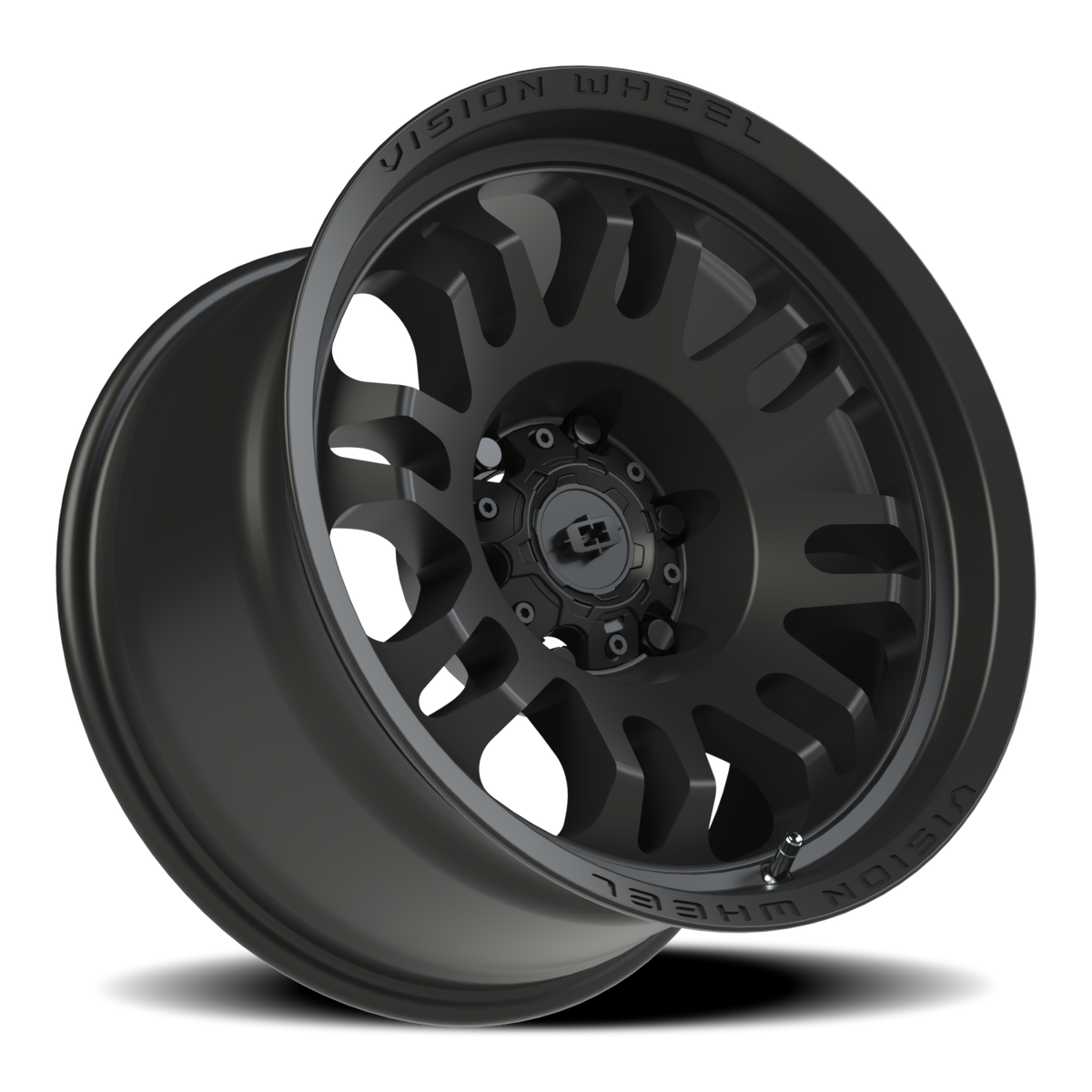 Vision Wheel 409 Satin Black 17x9.5 -18 6x139.7mm 110mm - Wheelwiz