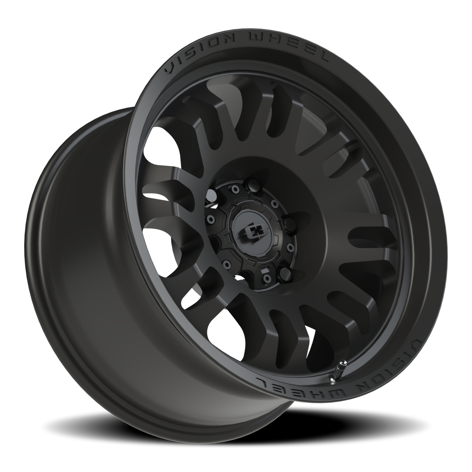 Vision Wheel 409 Satin Black 17x9.5 -18 6x139.7mm 110mm - Wheelwiz