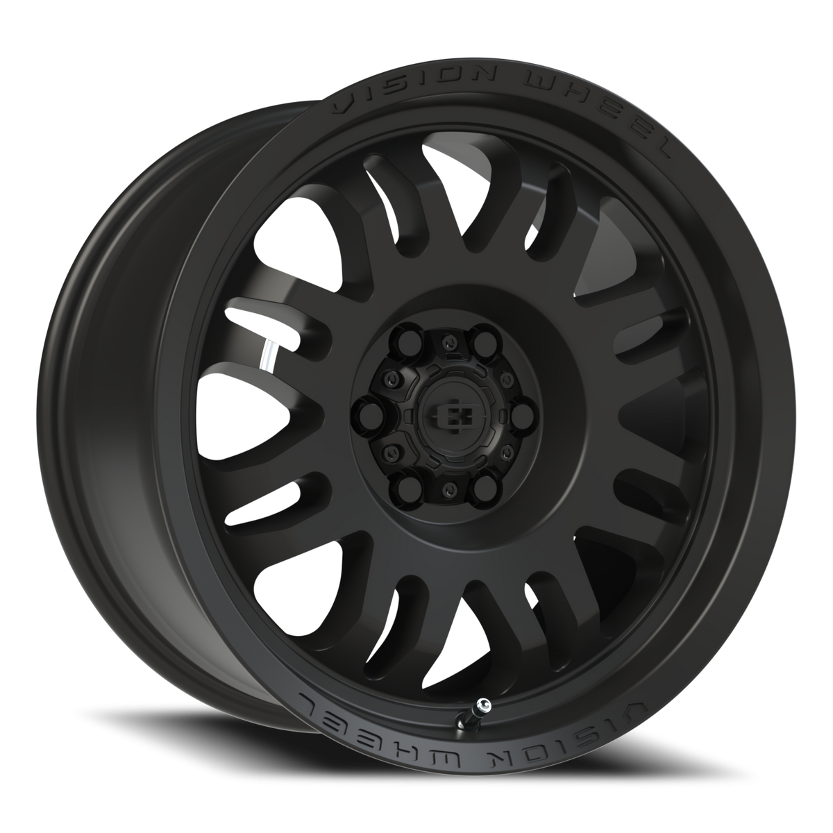 Vision Wheel 409 Satin Black 17x9 +12 6x120mm 67.1mm - Wheelwiz