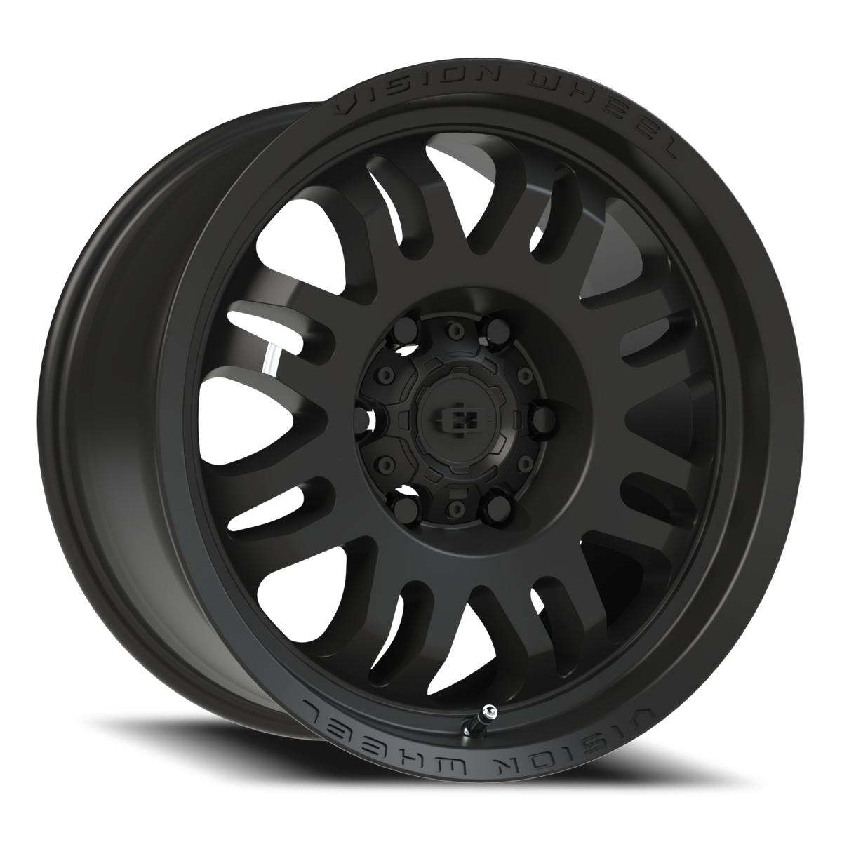 Vision Wheel 409 Satin Black 17x9 +12 6x139.7mm 110mm - Wheelwiz