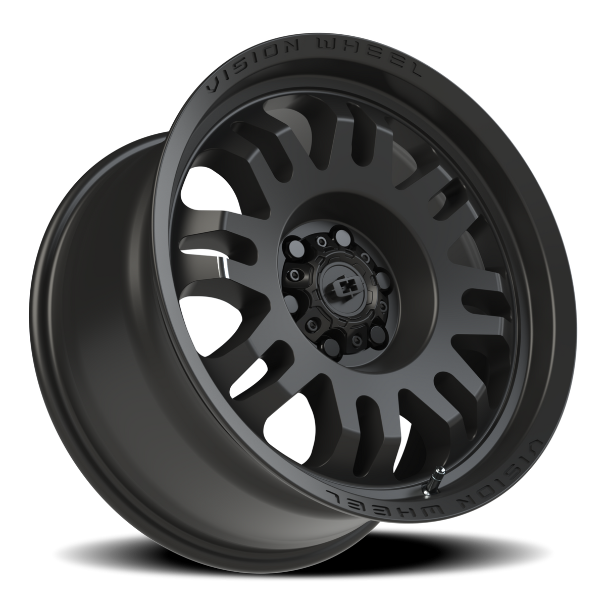 Vision Wheel 409 Satin Black 17x9 +12 6x114.3mm 71.5mm - Wheelwiz