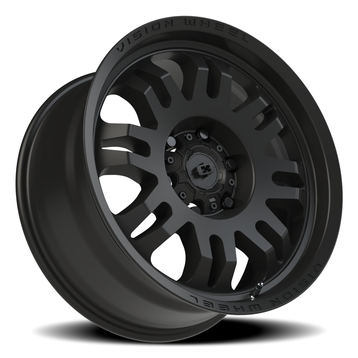 Vision Wheel 409 Satin Black 18x8.5 0 6x139.7mm 110mm - Wheelwiz
