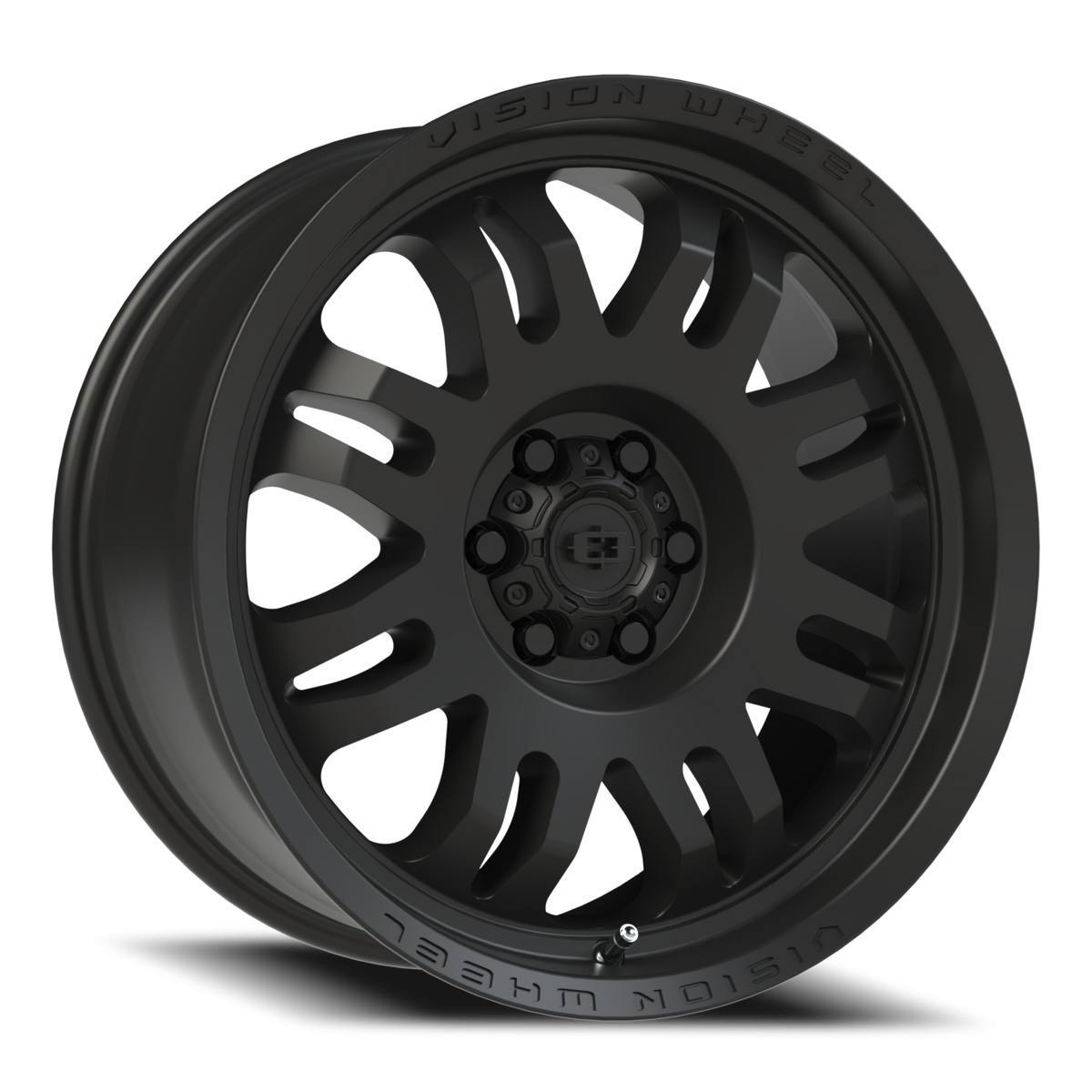 Vision Wheel 409 Satin Black 18x8.5 0 6x114.3mm 71.5mm - Wheelwiz