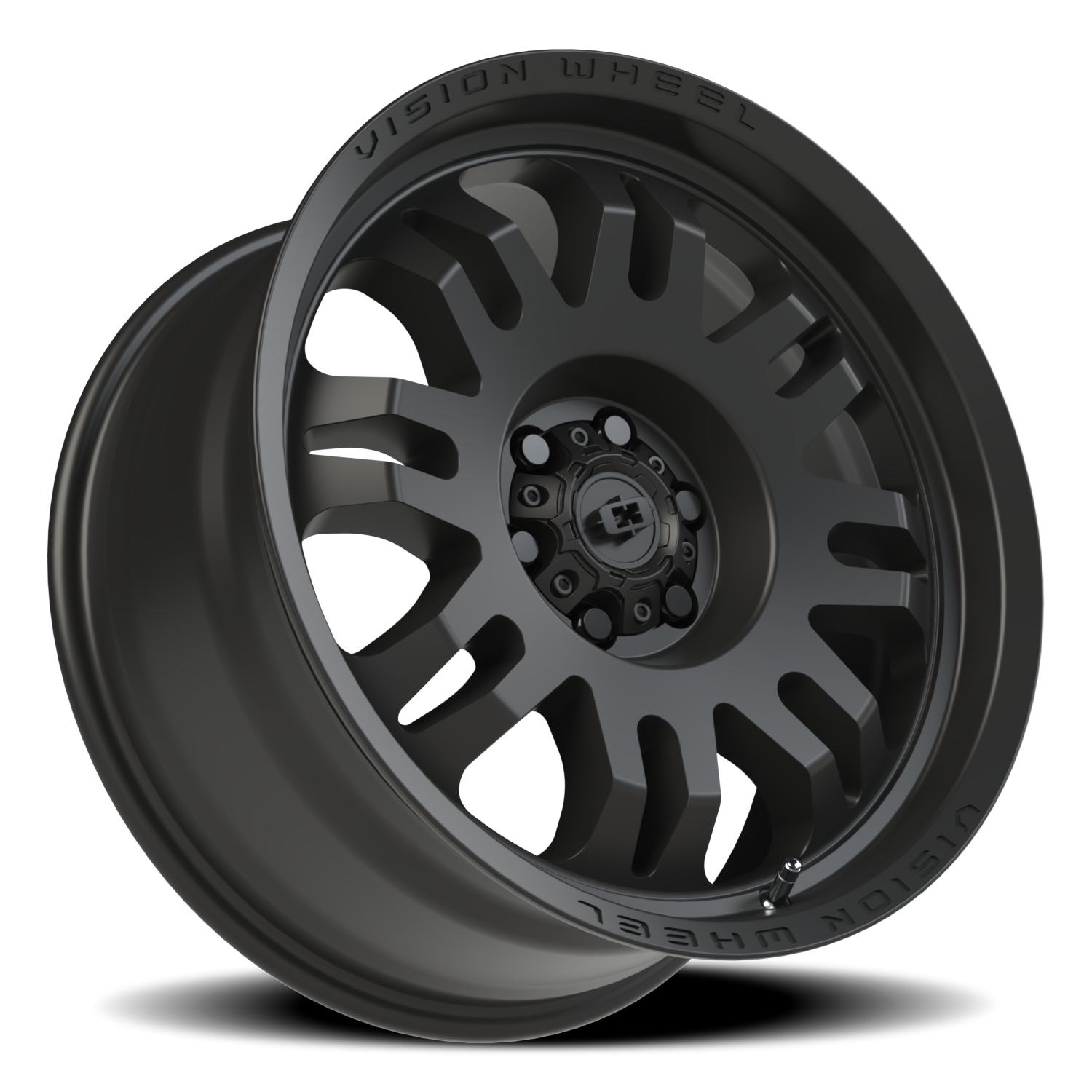 Vision Wheel 409 Satin Black 18x8.5 0 6x114.3mm 71.5mm - Wheelwiz