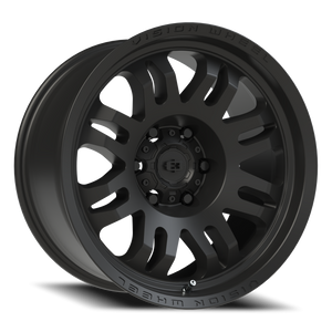 Vision Wheel 409 Satin Black 18x9.5 -18 6x139.7mm 110mm - Wheelwiz