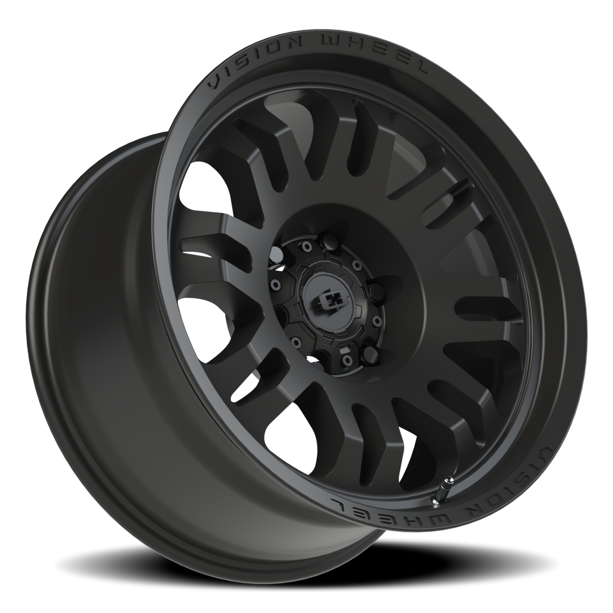 Vision Wheel 409 Satin Black 18x9.5 -18 6x139.7mm 110mm - Wheelwiz