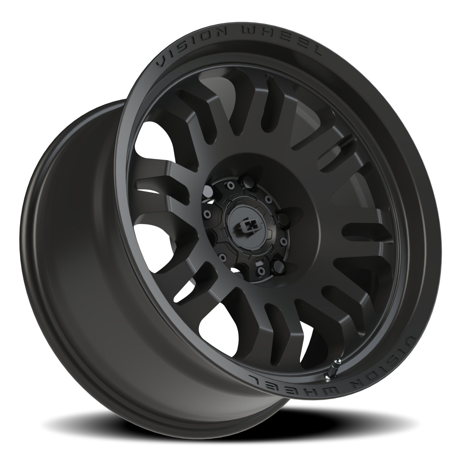 Vision Wheel 409 Satin Black 18x9.5 -18 6x139.7mm 110mm - Wheelwiz