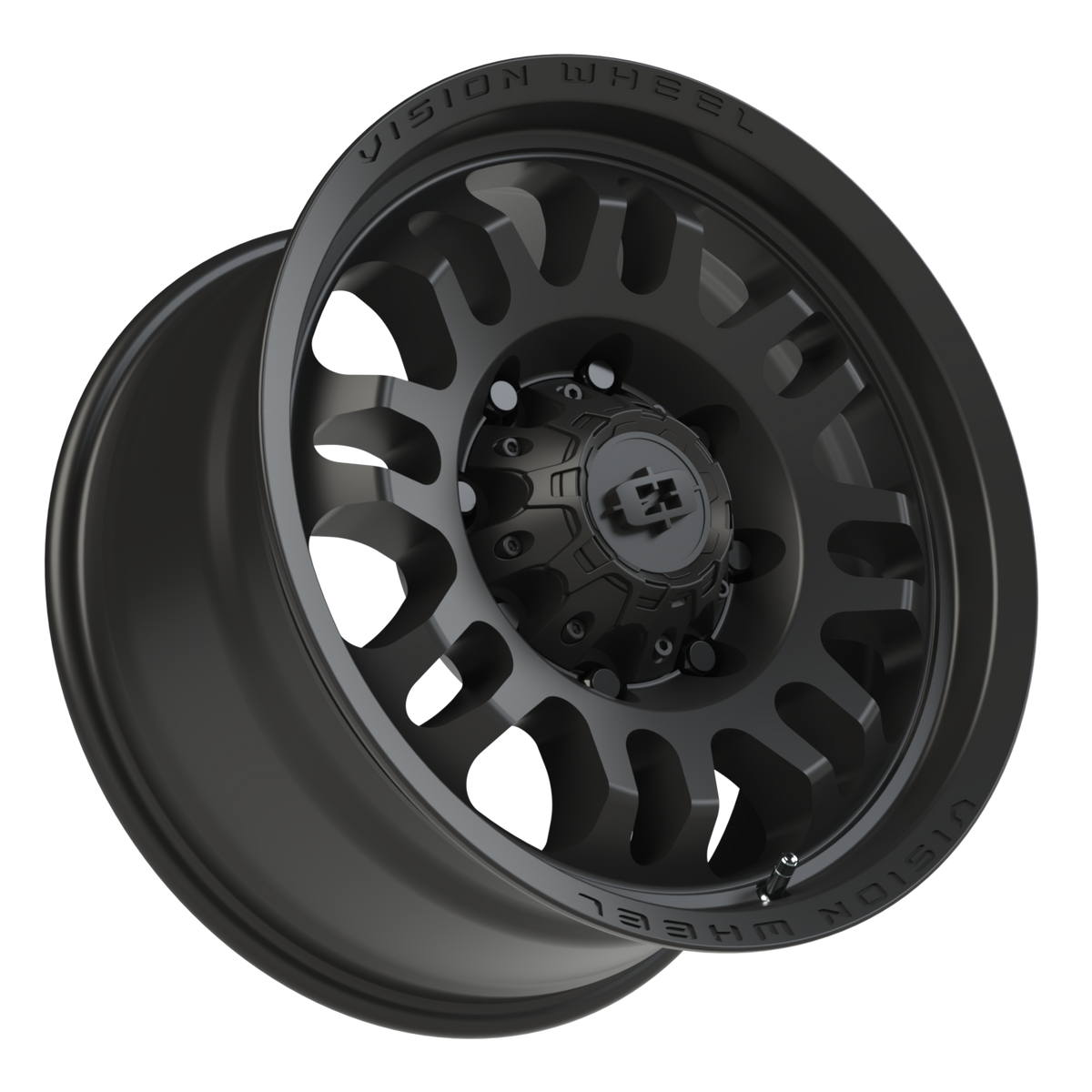 Vision Wheel 409 Satin Black 18x9 +12 8x170mm 125.1mm - Wheelwiz