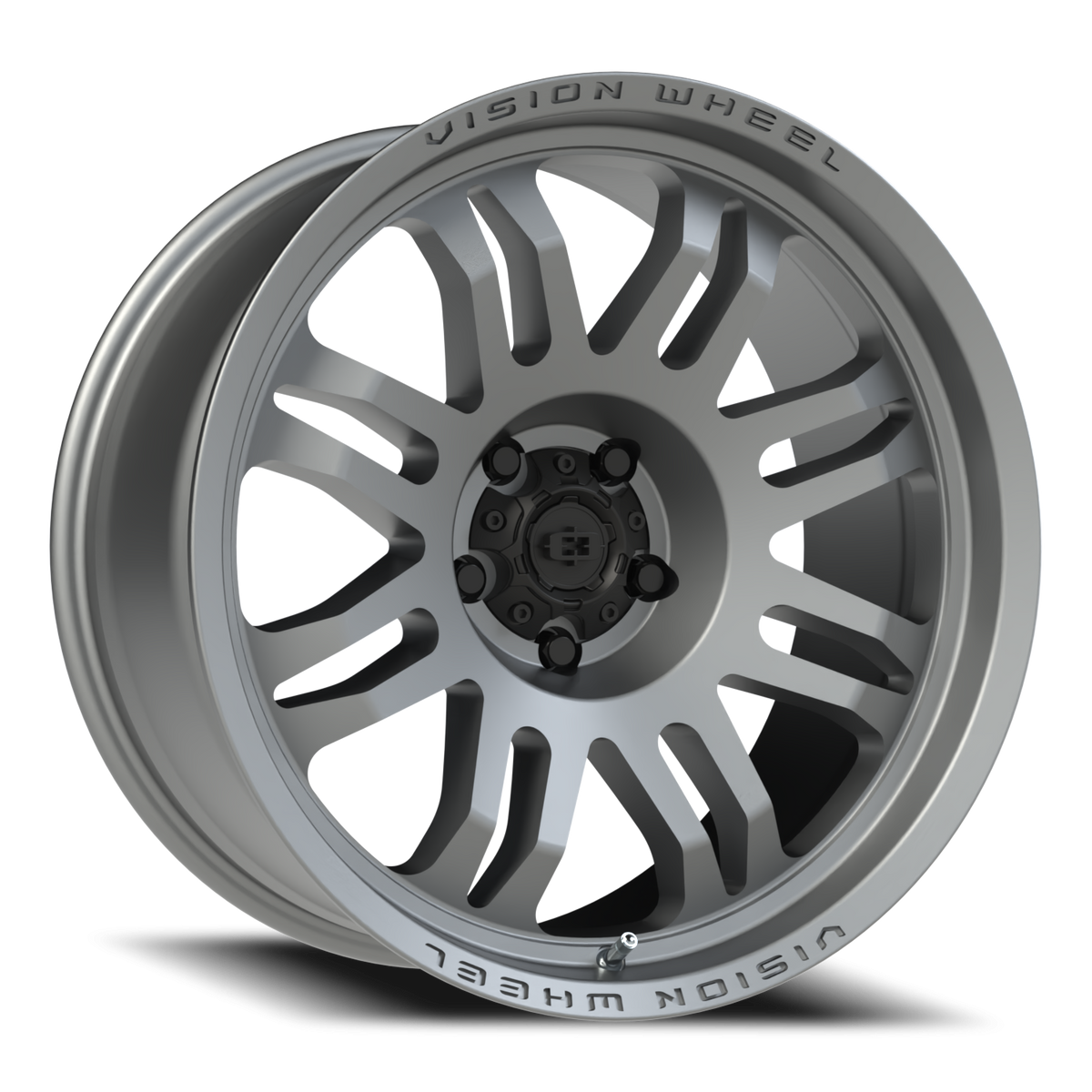 Vision Wheel 409 Satin Grey 20x9.5 -18 5x127mm 78.1mm - Wheelwiz