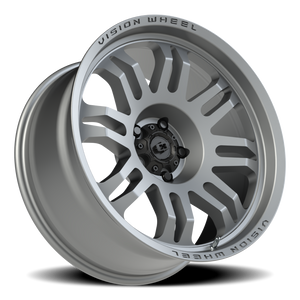 Vision Wheel 409 Satin Grey 20x9.5 -18 5x127mm 78.1mm - Wheelwiz