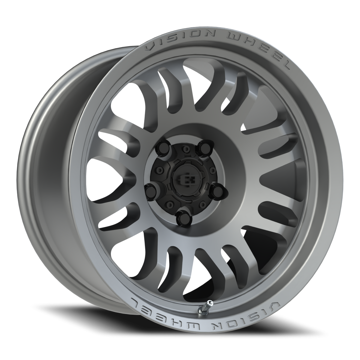 Vision Wheel 409 Satin Grey 17x9.5 -18 5x127mm 78.1mm - Wheelwiz