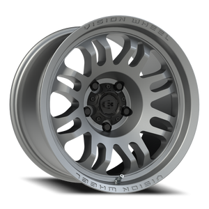 Vision Wheel 409 Satin Grey 17x9.5 -18 5x127mm 78.1mm - Wheelwiz