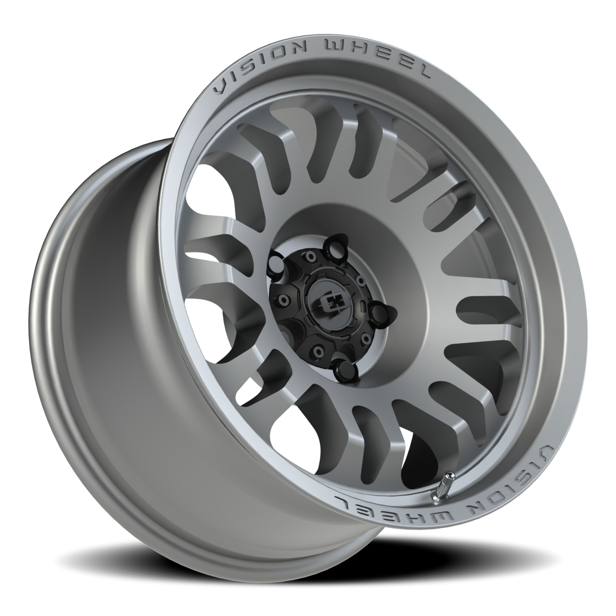 Vision Wheel 409 Satin Grey 17x9.5 -18 5x127mm 78.1mm - Wheelwiz