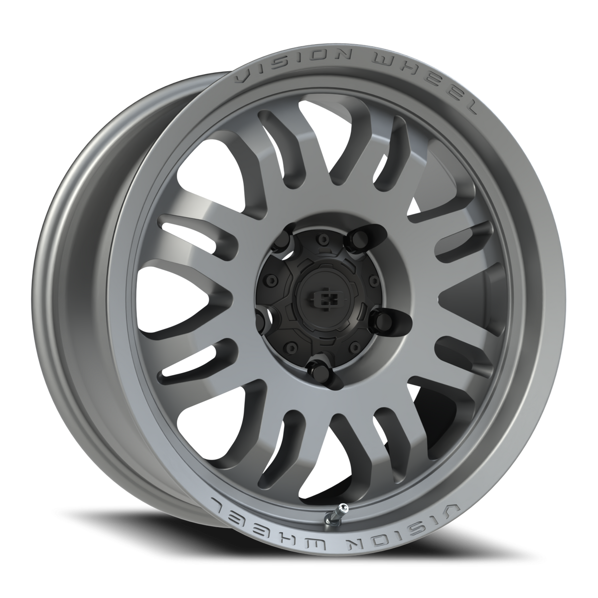 Vision Wheel 409 Satin Grey 18x8.5 +10 5x150mm 110mm - Wheelwiz
