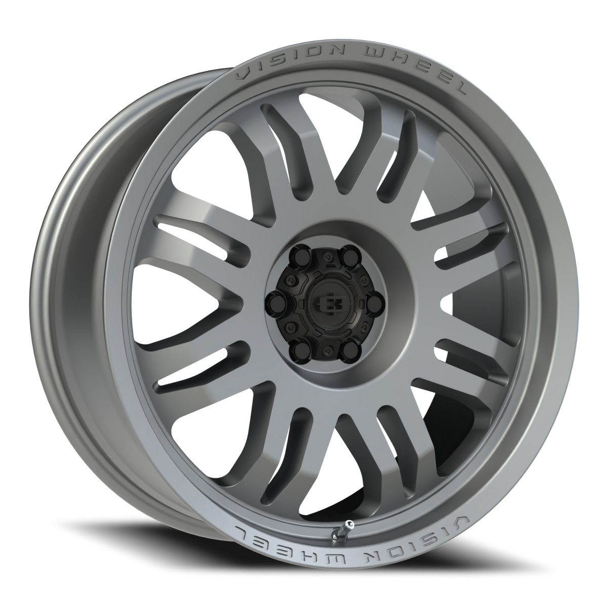 Vision Wheel 409 Satin Grey 20x9 +12 6x114.3mm 71.5mm - Wheelwiz