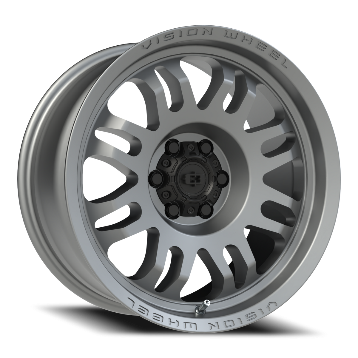 Vision Wheel 409 Satin Grey 17x8.5 0 6x114.3mm 71.5mm - Wheelwiz