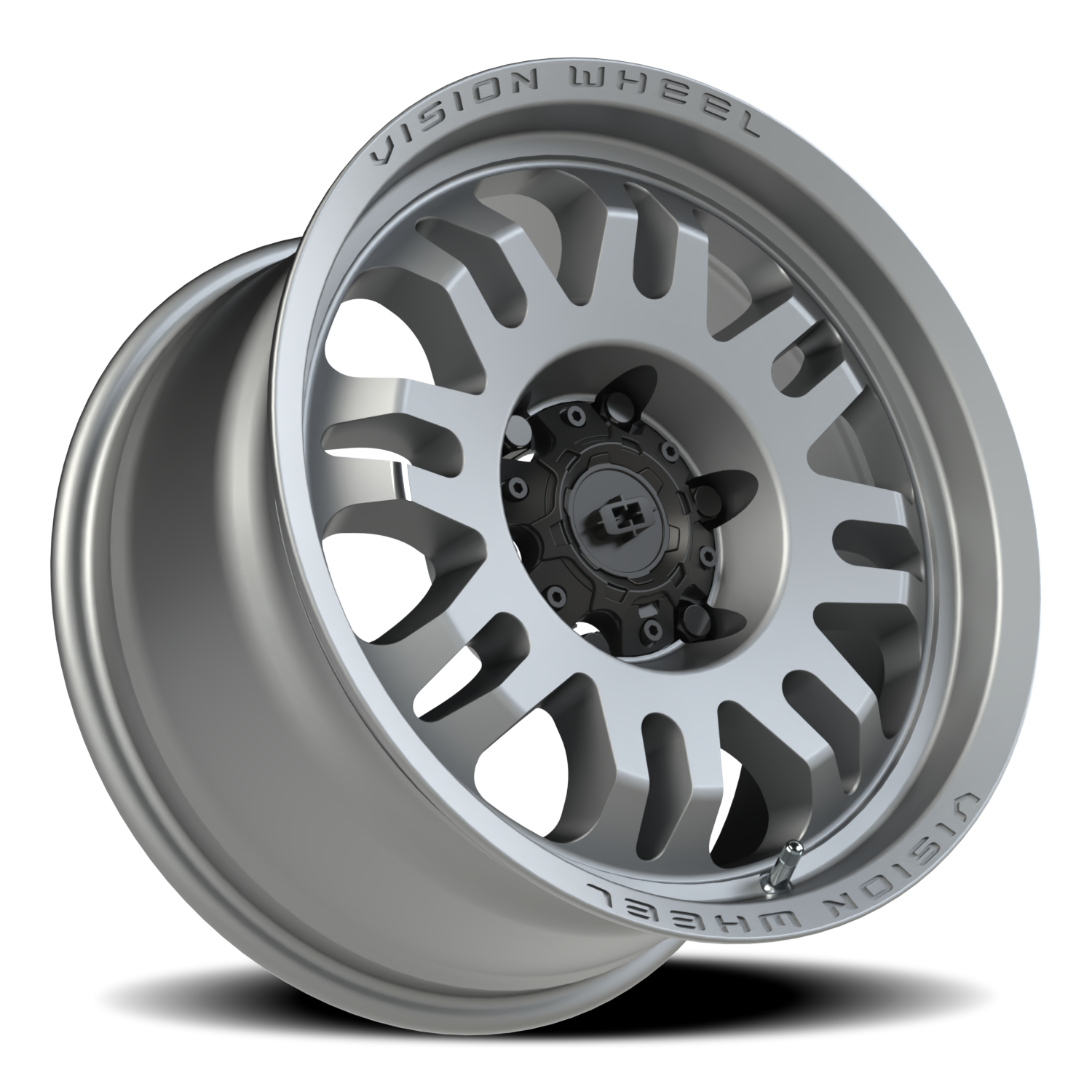 Vision Wheel 409 Satin Grey 17x9 +12 6x135mm 87.1mm - Wheelwiz