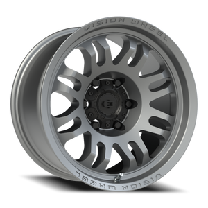 Vision Wheel 409 Satin Grey 17x9.5 -18 6x139.7mm 110mm - Wheelwiz