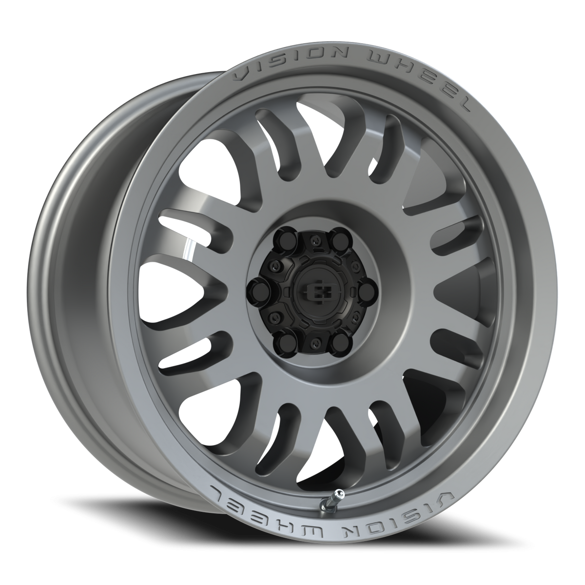Vision Wheel 409 Satin Grey 17x9 +12 6x120mm 67.1mm - Wheelwiz