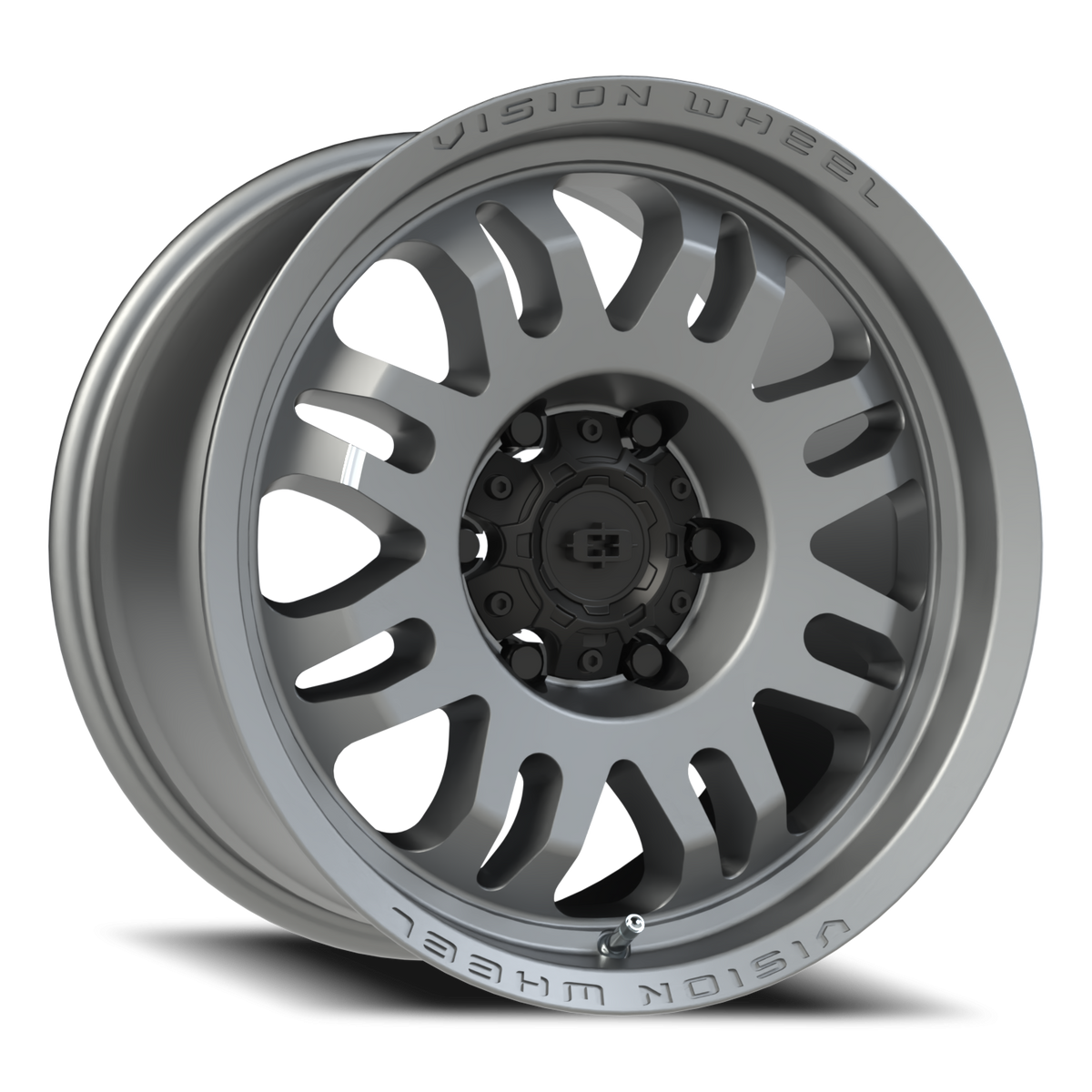 Vision Wheel 409 Satin Grey 17x9 +12 6x139.7mm 110mm - Wheelwiz