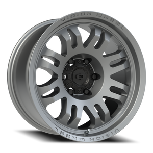 Vision Wheel 409 Satin Grey 18x9.5 -18 6x139.7mm 110mm - Wheelwiz