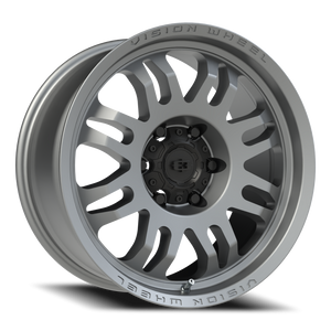 Vision Wheel 409 Satin Grey 18x9 +12 6x139.7mm 110mm - Wheelwiz
