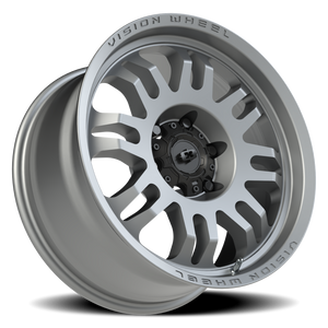Vision Wheel 409 Satin Grey 18x9 +12 6x139.7mm 110mm - Wheelwiz