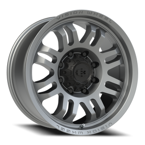 Vision Wheel 409 Satin Grey 20x9.5 +12 8x165.1mm 125.1mm - Wheelwiz