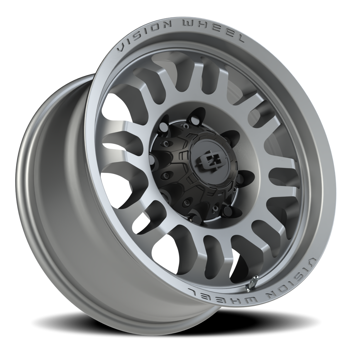 Vision Wheel 409 Satin Grey 18x9 +12 8x165.1mm 125.1mm - Wheelwiz