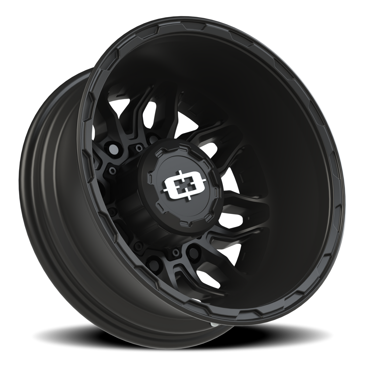 Vision Wheel 410 Satin Black 17x6.5 -143 8x165.1mm 125.2mm - Wheelwiz