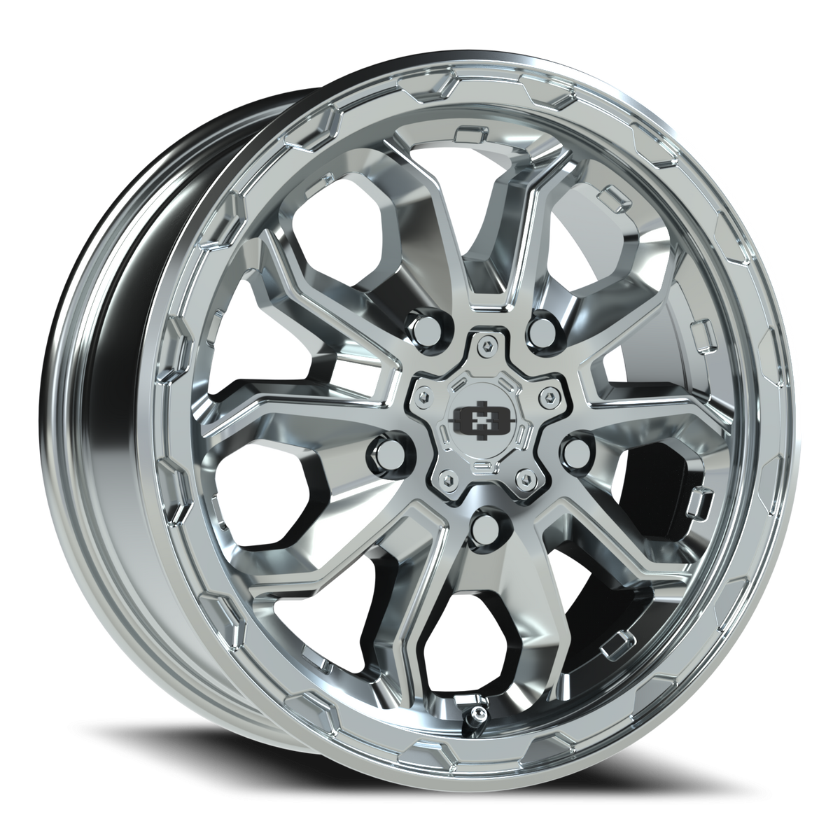 Vision Wheel 410 Chrome 16x6.5 +45 5x130mm 78.3mm - Wheelwiz