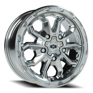 Vision Wheel 410 Chrome 16x6.5 +45 5x130mm 78.3mm - Wheelwiz