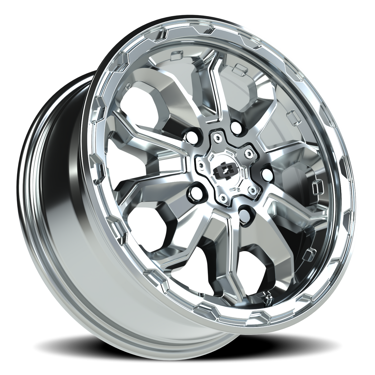 Vision Wheel 410 Chrome 16x6.5 +45 5x130mm 78.3mm - Wheelwiz