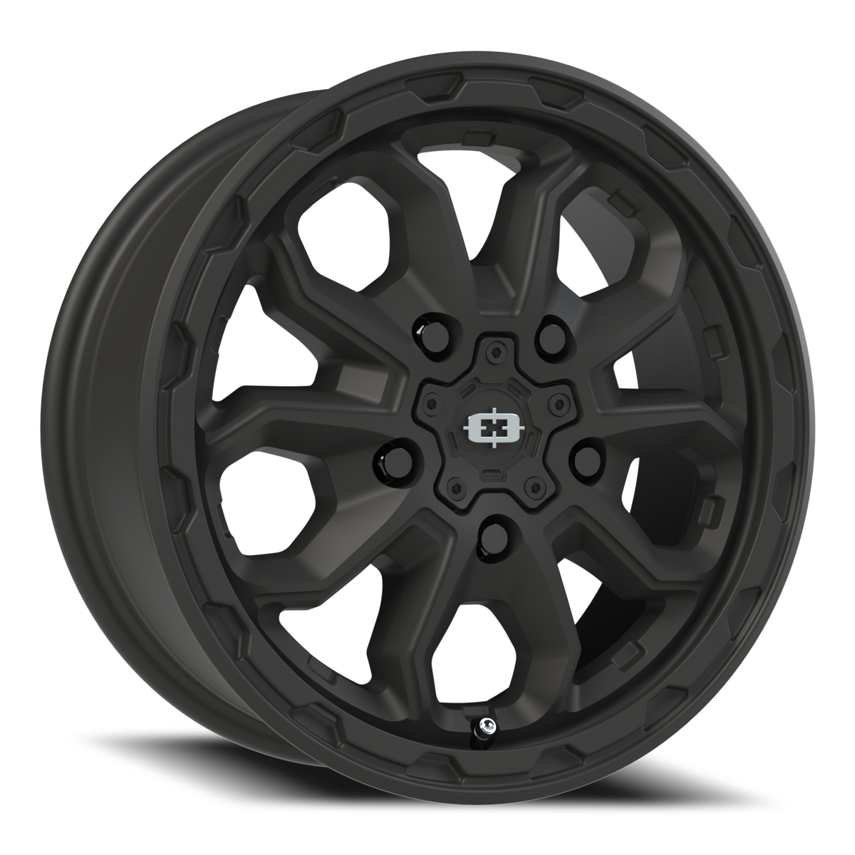 Vision Wheel 410 Satin Black 16x6.5 +45 5x160mm 65.1mm - Wheelwiz