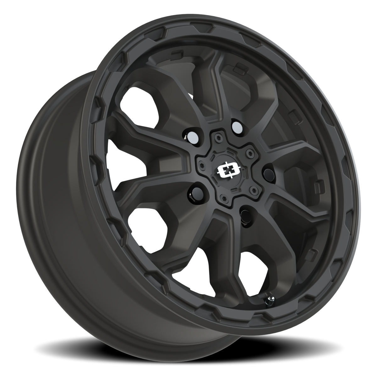 Vision Wheel 410 Satin Black 16x6.5 +45 5x160mm 65.1mm - Wheelwiz