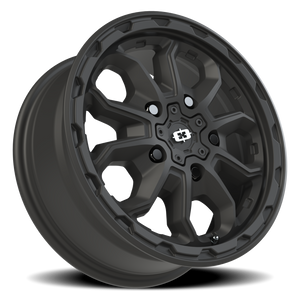 Vision Wheel 410 Satin Black 16x6.5 +45 5x160mm 65.1mm - Wheelwiz