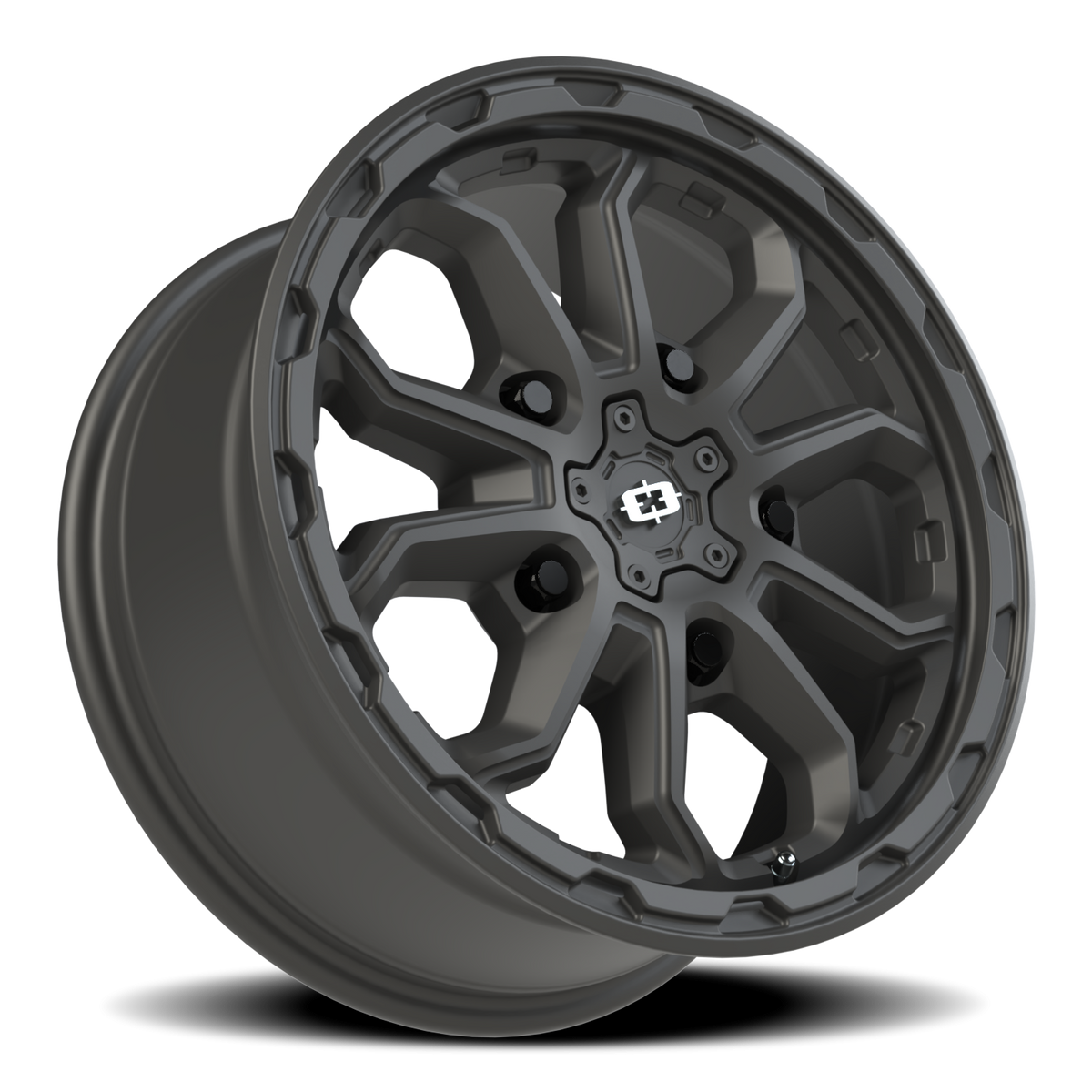 Vision Wheel 410 Satin Black 17x7.5 +45 5x160mm 65.1mm - Wheelwiz
