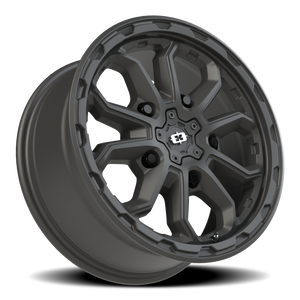 Vision Wheel 410 Satin Black 17x7.5 +45 5x160mm 65.1mm - Wheelwiz