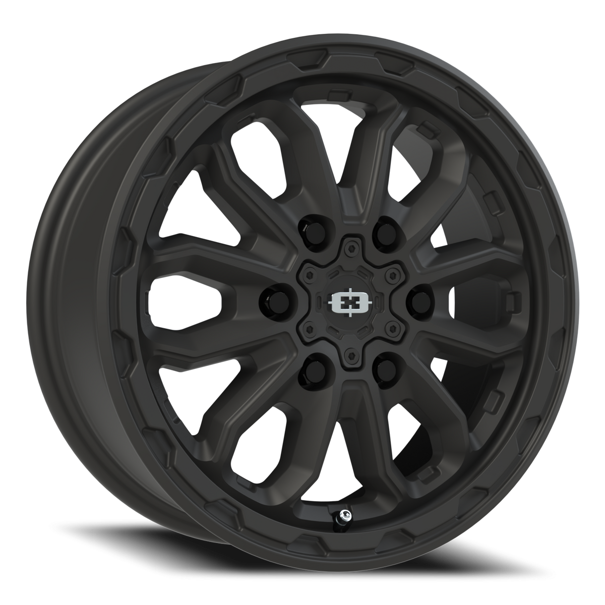 Vision Wheel 410 Satin Black 16x6.5 +45 6x130mm 84mm - Wheelwiz