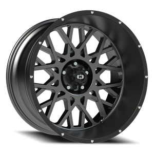 Vision Wheel 412 Anthracite with Satin Black Lip 22x12 -51 5x127mm 78.1mm - Wheelwiz