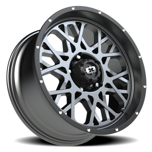 Vision Wheel 412 Anthracite with Satin Black Lip 20x9 +12 5x150mm 110.2mm - Wheelwiz