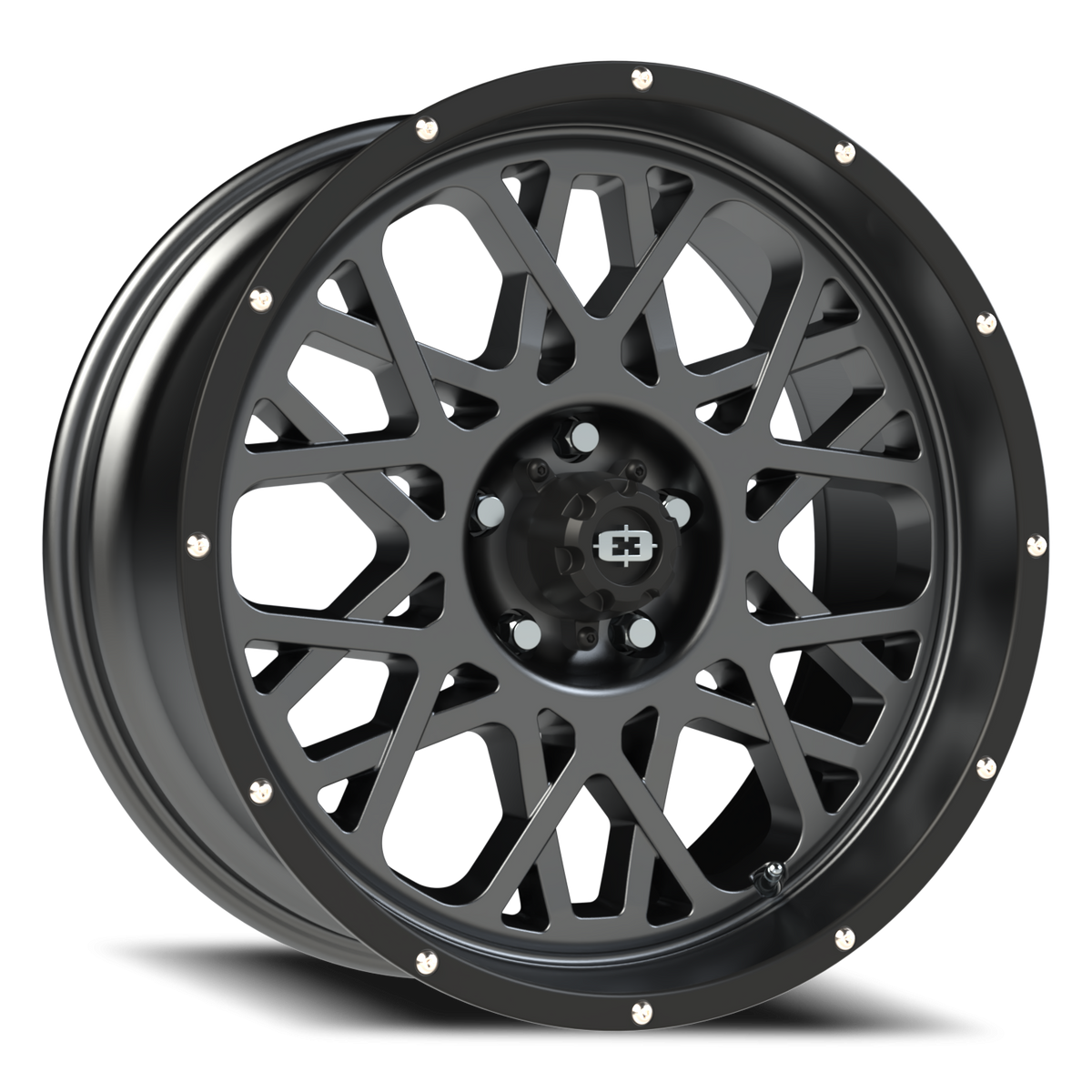Vision Wheel 412 Anthracite with Satin Black Lip 20x9 +10 5x127mm 78.1mm - Wheelwiz